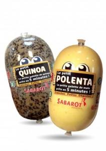 Cooked Quinoa & Polenta Rolls